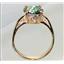 10K, 14K or 18K Gold Ladies Ring, Mystic Fire Topaz, R055