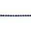 SB002, Created Blue Sapphire, 925 Sterling Silver Bracelet