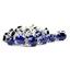 SB003, Created Blue Sapphire, 925 Sterling Silver Bracelet