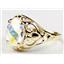 10K, 14K or 18K Gold Ladies Ring, Mercury Mist Topaz, R004
