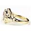 10K, 14K or 18K Gold Ladies Ring, Mercury Mist Topaz, R004