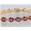 B003, Twilight Fire Topaz Gold Bracelet