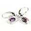 925 Sterling Silver Leverback Earrings, Mystic Fire Topaz, SE008