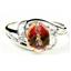 SR176, Twilight Fire Topaz, 925 Sterling Silver Ring