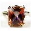10K, 14K or 18K Gold Ladies Ring, Twilight Fire Topaz, R188