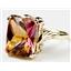 10K, 14K or 18K Gold Ladies Ring, Twilight Fire Topaz, R188