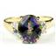 10K, 14K or 18K Gold Ladies Ring, Mystic Fire Topaz, R244