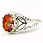 SR137, Twilight Fire Topaz, 925 Sterling Silver Ring