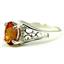 Sterling Silver Ladies Ring, Twilight Fire Topaz, SR005