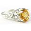 Sterling Silver Ladies Ring, Citrine, SR005