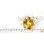 Sterling Silver Ladies Ring, Citrine, SR005