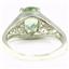 Sterling Silver Ladies Ring, Green Amethyst, SR005