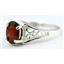 Sterling Silver Ladies Ring, Mozambique Garnet, SR005