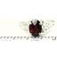 Sterling Silver Ladies Ring, Mozambique Garnet, SR005