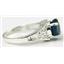 Sterling Silver Ladies Ring, London Blue Topaz, SR005
