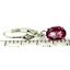 925 Sterling Silver Leverback Earrings, Pure Pink Topaz, SE007