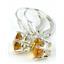 925 Sterling Silver Leverback Earrings, Citrine, SE007