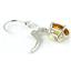 925 Sterling Silver Leverback Earrings, Citrine, SE007