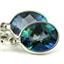 925 Sterling Silver Leverback Earrings, Neptune Garden Topaz, SE001