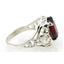Sterling Silver Ladies Ring, Mozambique Garnet, SR004