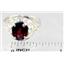 Sterling Silver Ladies Ring, Mozambique Garnet, SR004