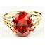 10K, 14K or 18K Gold Ladies Ring, Created Padparadscha Sapphire, R280