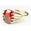 10K, 14K or 18K Gold Ladies Ring, Created Padparadscha Sapphire, R280