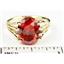 10K, 14K or 18K Gold Ladies Ring, Created Padparadscha Sapphire, R280
