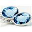 925 Sterling Silver Leverback Earrings, Swiss Blue Topaz, SE001