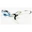 925 Sterling Silver Leverback Earrings, Swiss Blue Topaz, SE001