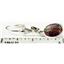 925 Sterling Silver Leverback Earrings, Created Black Opal, SE001