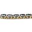 B002, Mystic Fire Topaz Gold Bracelet