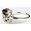 Sterling Silver Ladies Ring, Smoky Quartz, SR016