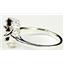 Sterling Silver Ladies Ring, Smoky Quartz, SR016