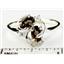 Sterling Silver Ladies Ring, Smoky Quartz, SR016