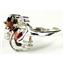 Sterling Silver Ladies Ring, Mozambique Garnet, SR016