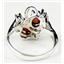 Sterling Silver Ladies Ring, Mozambique Garnet, SR016