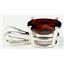 925 Sterling Silver Pendant, Mozambique Garnet, SP002