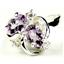 Sterling Silver Ladies Ring, Amethyst, SR016