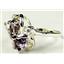 Sterling Silver Ladies Ring, Amethyst, SR016