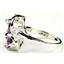 Sterling Silver Ladies Ring, Amethyst, SR016