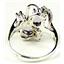 Sterling Silver Ladies Ring, Amethyst, SR016