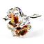 Sterling Silver Ladies Ring, Twilight Fire Topaz, SR016