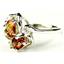 Sterling Silver Ladies Ring, Twilight Fire Topaz, SR016