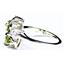 Sterling Silver Ladies Ring, Peridot, SR016