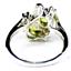 Sterling Silver Ladies Ring, Peridot, SR016