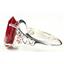 Sterling Silver Ladies Ring, Created Ruby, SR049