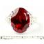 Sterling Silver Ladies Ring, Created Ruby, SR049