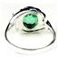 Sterling Silver Ladies Ring, Russian Nanocrystal Emerald, SR021
