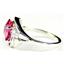 Sterling Silver Ladies Ring, Pure Pink Topaz, SR021